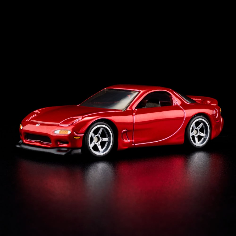 Hot Wheels RLC Exclusive 1993 Mazda RX-7 R1 Twin Turbo Spectraflame Red HWF04