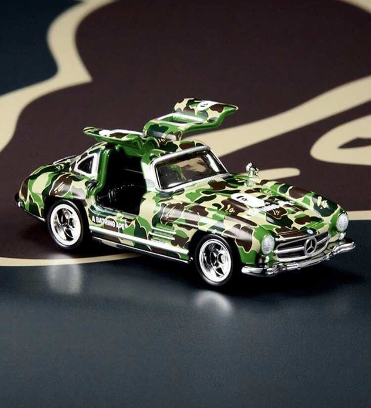 Hot Wheels RLC x BAPE (A Bathing Ape) 1:64 Diecast — As New, Unsealed Display