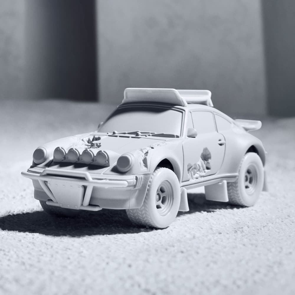 Hot Wheels x Daniel Arsham Eroded Porsche Safari - HPJ31