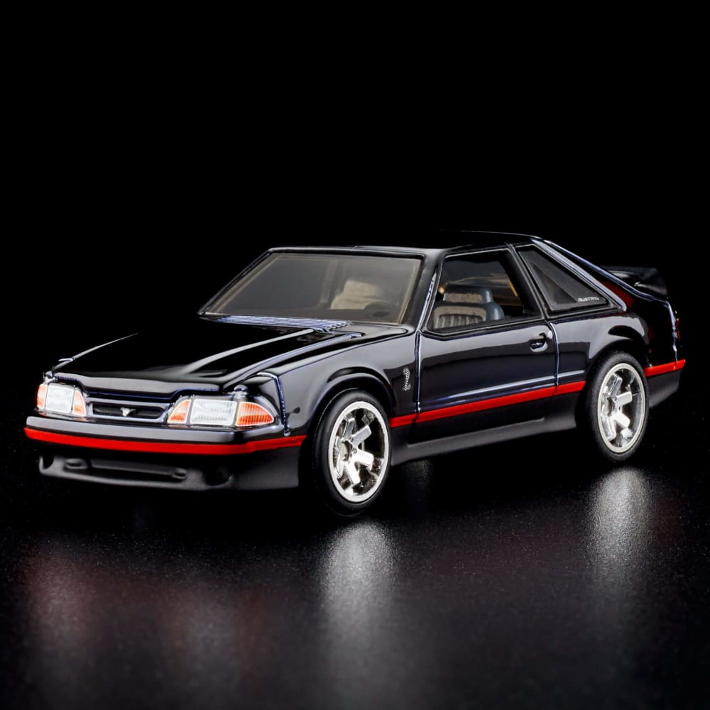 Hot Wheels 2023 RLC Membership 1993 Ford Mustang Cobra R Spectraflame Black HNL15