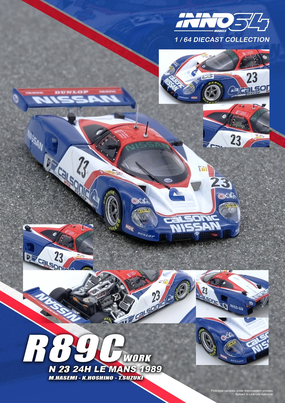 Racing Heritage diecast - INNO64 Nissan R89C Le Mans