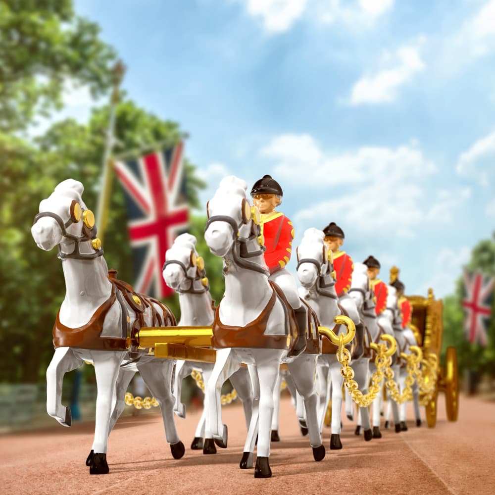 Matchbox Collectors Coronation 1762 Gold State Coach (HWJ96)