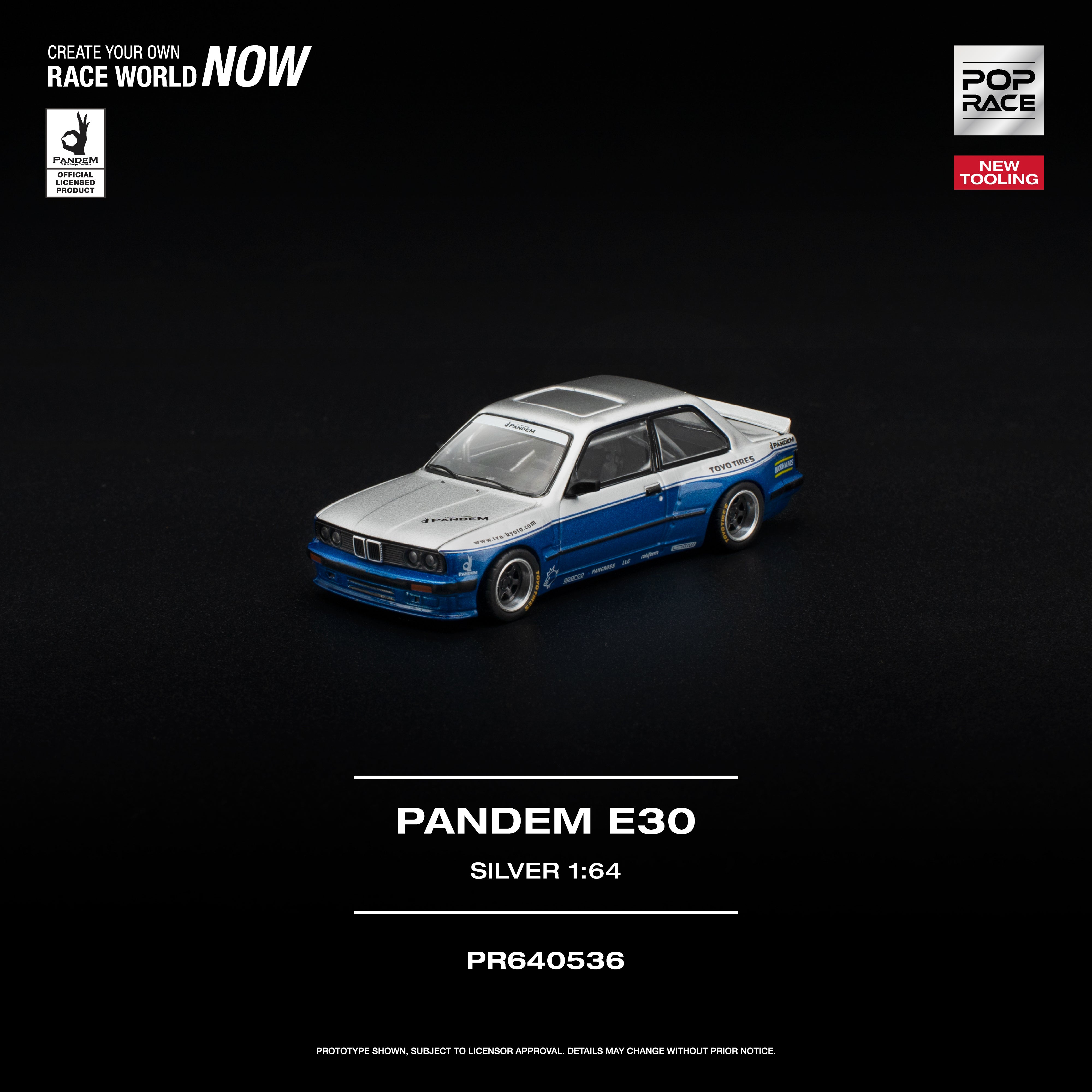 Pandem E30 Silver - Side View