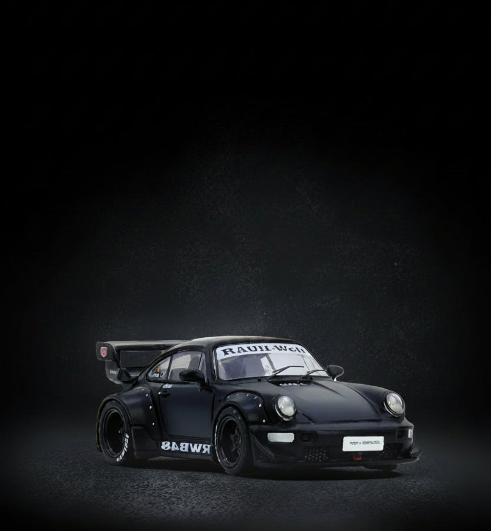 INNO64 Porsche RWB 964 Matte Black 1:64 diecast