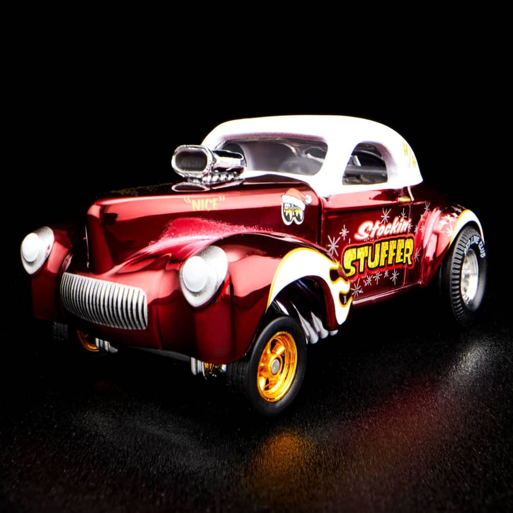 Hot Wheels RLC Exclusive '41 Willys Gasser Holiday Car HGW22