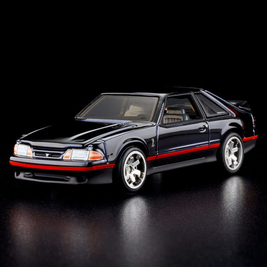 Hot Wheels 2023 RLC Membership 1993 Ford Mustang Cobra R Spectraflame Black HNL15