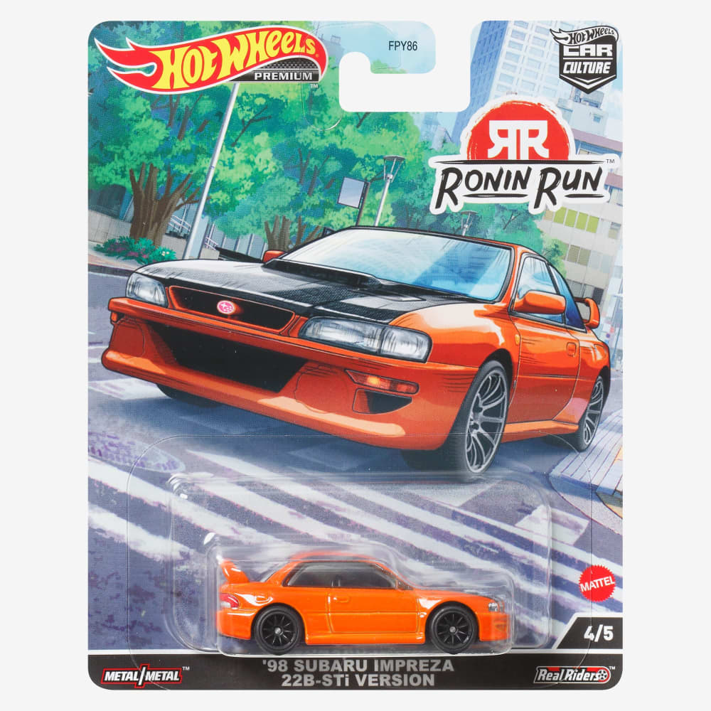 Hot Wheels Car Culture Subaru WRX STI 22B - Circuit Legend